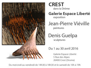 Exposition de peintures et sculptures dans la Drôme à Crest